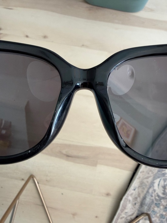 Celine Oversized Black 3 Dot Sunglasses Fair Condition - Picture 3 of 13
